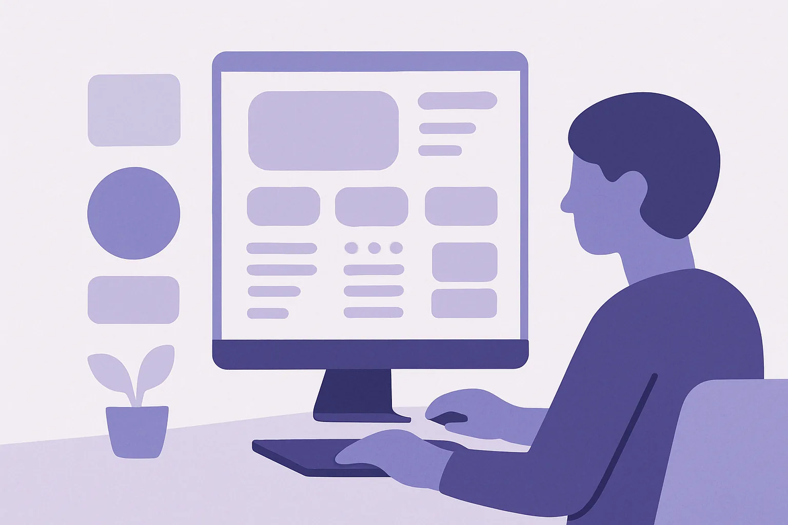 Content blocks, not a blank canvas
